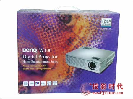 明基(BENQ)W100投影機(jī)外觀和配件
