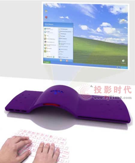 環(huán)保設(shè)計(jì) Dell展出投影電腦概念機(jī)