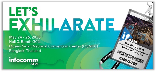 ҕChristieInfoComm Asia 2023 չȫҕ @ʾɽQ