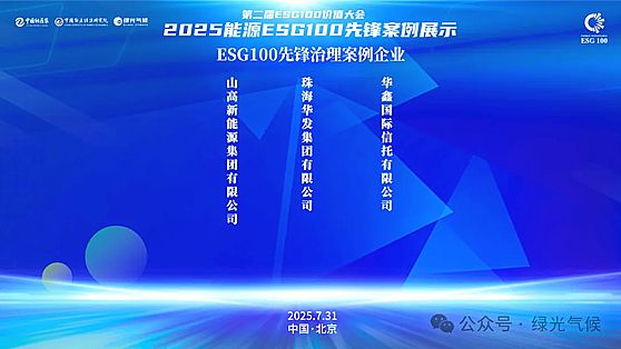 �ڶ���ESG100�rֵ�������2025��Դ�c�P(gu��n)�I�a(ch��n)�I(y��)�߶�Փ����ESG100����չʾ����ھ����_