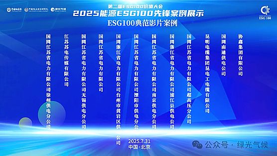 �ڶ���ESG100�rֵ�������2025��Դ�c�P(gu��n)�I�a(ch��n)�I(y��)�߶�Փ����ESG100����չʾ����ھ����_